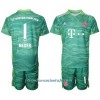 Conjunto (Camiseta+Pantalón Corto) Portero FC Bayern de Múnich Manuel Neuer 1 Tercera Equipación 2021/22 - Niño